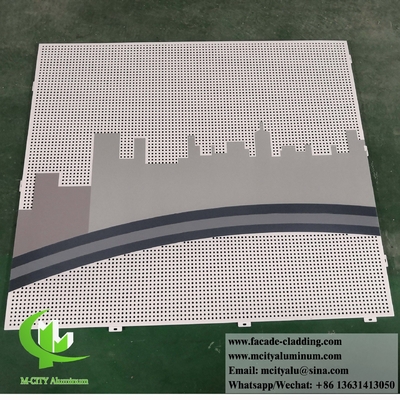 Panneaux de revêtement métallique en feuille d'aluminium Système de façades ignifuges anti-rouille Décoration extérieure