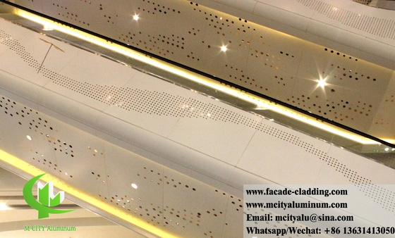 Panneaux de revêtement métallique en feuille d'aluminium Système de façades ignifuges anti-rouille Décoration extérieure