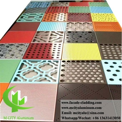 Écrans métalliques décoratifs Panneaux en aluminium pour la protection de la vie privée Écrans de clôture Décoration de revêtement murale