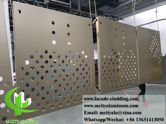 Panneaux en aluminium pour les façades