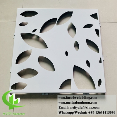 Coupe au laser Plaque d'aluminium Écran métallique décoratif Panneaux d'aluminium pour la protection de la vie privée Écran de clôture Décoration de revêtement murale