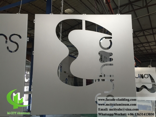 panneaux de revêtement décoratifs en feuille d'aluminium à écran métallique pour système de façade
