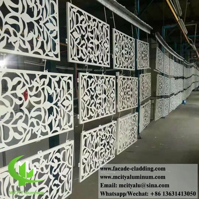 panneaux de revêtement décoratifs en feuille d'aluminium à écran métallique pour système de façade