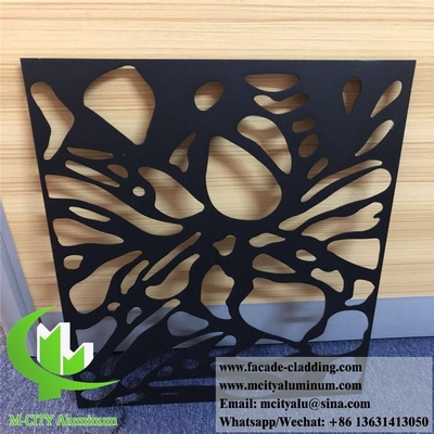 Panneaux muraux métalliques architecturaux Modèles de découpe laser pour la décoration de revêtements de bâtiments