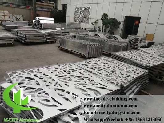 Panneaux muraux métalliques architecturaux Modèles de découpe laser pour la décoration de revêtements de bâtiments