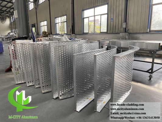 Panneaux muraux métalliques architecturaux Conception personnalisée Systèmes de façade en aluminium
