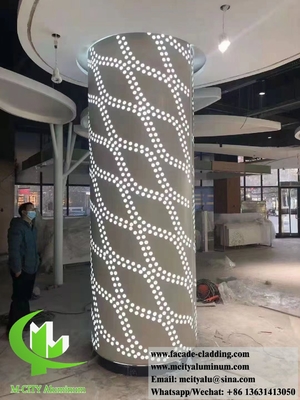 Système de façade de revêtement de panneau mural en tôle d'aluminium