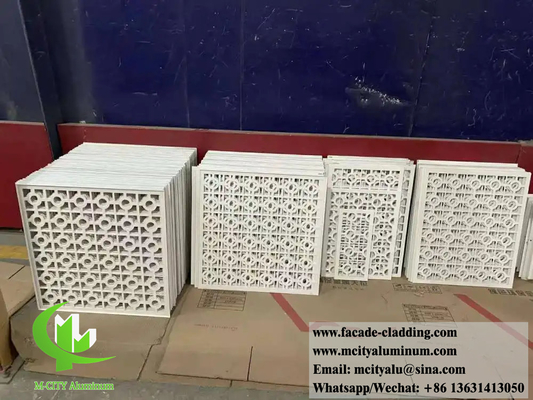 Panneaux de paroi métalliques perforés pour revêtement de plafond, filet métallique perforé ignifuge