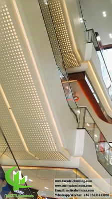 Panneau de revêtement métallique en feuille d'aluminium revêtement PVDF 20 ans de garantie