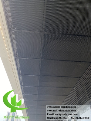 Maillage métallique perforé maillage étendu aluminium pour la décoration extérieure du plafond