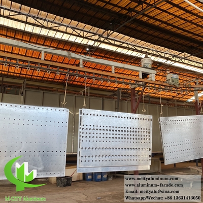 Panneaux métalliques architecturaux feuille perforée pour la décoration du plafond intérieur et extérieur 2 mm