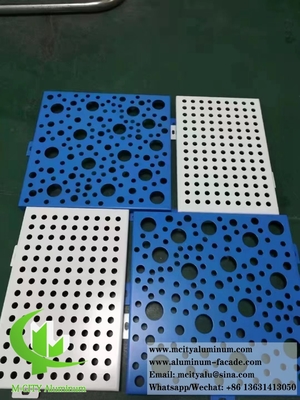 Écrans métalliques découpés au laser en aluminium pour la décoration de bâtiments
