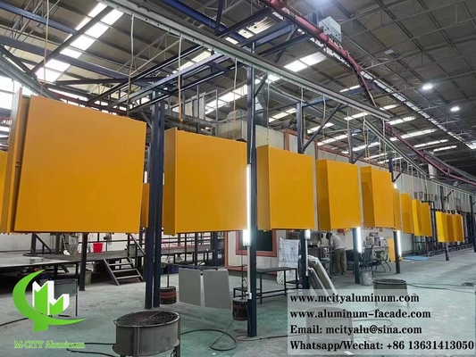 Écrans métalliques découpés au laser en aluminium pour la décoration de bâtiments