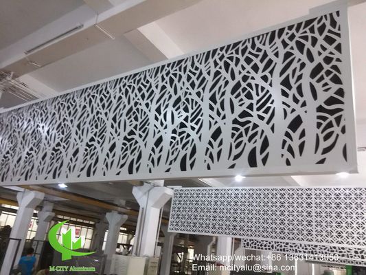 Bon prix Panneau de revêtement d'aluminium enduit en poudre à motif creux de 3 mm pour façade et mur rideau en ligne