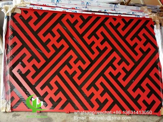 Bon prix Panneau d'aluminium perforé recouvert de poudre de 2,5 mm sculpté CNC pour façade et revêtement en ligne