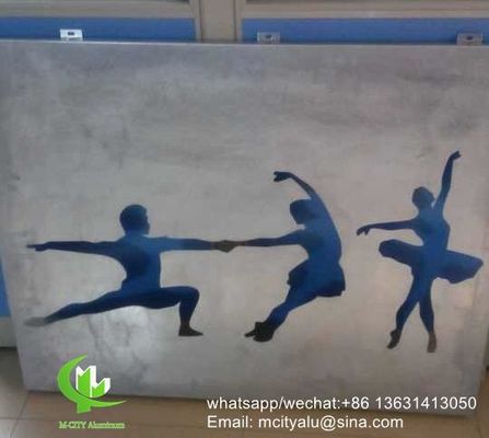 Bon prix Panneau découpé au laser en aluminium thermolaqué avec couleurs RAL personnalisées et taille 1000x2000mm pour la décoration en ligne