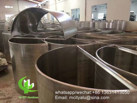 Bon prix panneau de revêtement en aluminium pour mur rideau de façade de colonne en ligne