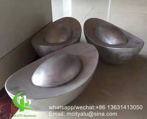 Bon prix Panneau de revêtement en aluminium sur mesure avec finition PVDF pour mur-rideau de façade en taille 1000x2000mm en ligne