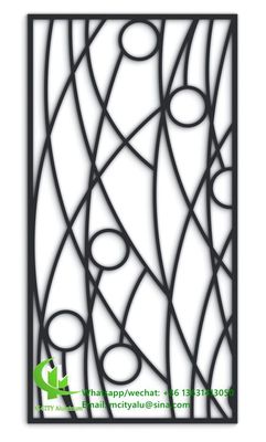 Bon prix Panneau d'écran de découpe laser en alliage d'aluminium avec finition en poudre en couche RAL personnalisée pour la décoration de fenêtres en ligne