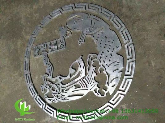 Bon prix Panneau perforé d'aluminium revêtu de poudre de 3 mm d'épaisseur avec machine de découpe laser pour la décoration de façade en ligne