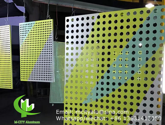 Bon prix Panneau perforé en aluminium à motifs personnalisés, revêtement en poudre, panneau de revêtement de façade 1000x2000mm en ligne
