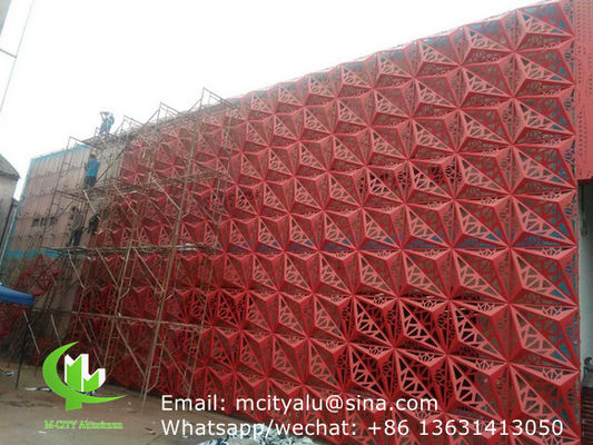 Bon prix Panneau de façade en aluminium thermolaqué sur mesure de 2,5 mm d'épaisseur pour la décoration de murs-rideaux en ligne