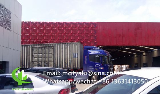 Bon prix Panneau perforé en aluminium thermolaqué de 2,5 mm d'épaisseur avec motifs personnalisables pour bardage de façade et mur-rideau en ligne