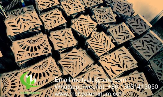 Bon prix Panneau de revêtement d'aluminium enduit de poudre de couleurs RAL personnalisé d'une épaisseur de 1,5 à 10 mm pour les façades et les murs de rideau en ligne