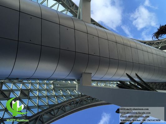 Bon prix Panneaux de revêtement extérieur en aluminium Panneaux de mur solide Système de façades en ligne