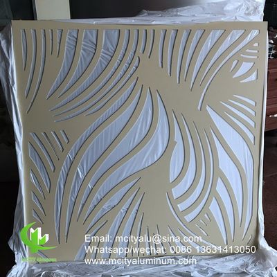 Bon prix Panneau de façade en aluminium thermolaqué avec poinçonnage de tourelle CNC et couleurs RAL personnalisées pour le revêtement de bâtiment en ligne