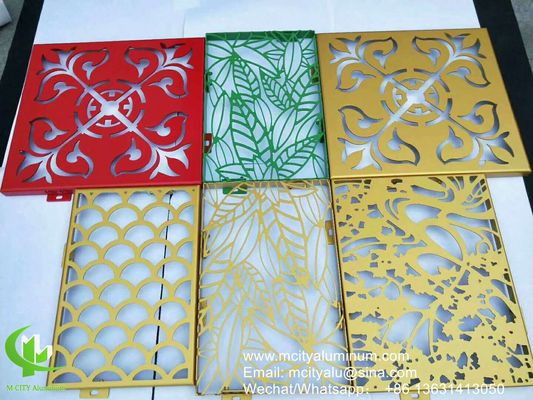 Bon prix panneau de perforation en aluminium façade revêtement mural panneau extérieur de revêtement de bâtiment pour le plafond du bâtiment intérieur extérieur en ligne