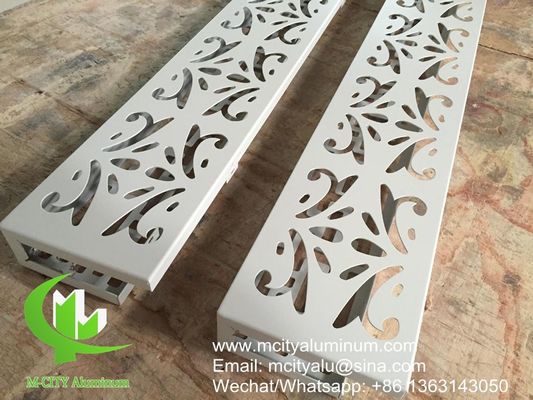 Bon prix Panneau de façade en aluminium perforé thermolaqué avec couleurs RAL personnalisées et poinçonnage à tourelle CNC pour bardage architectural en ligne