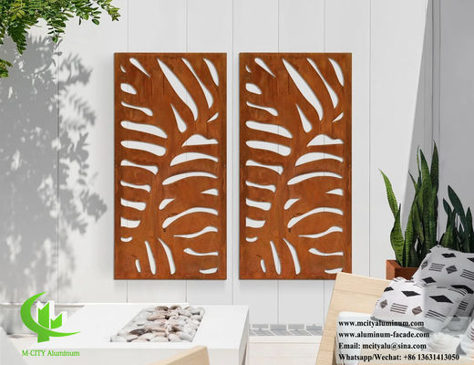 Bon prix Coupe au laser Panneau murale en aluminium Écran métallique Écran de confidentialité Pour la décoration intérieure extérieure en ligne