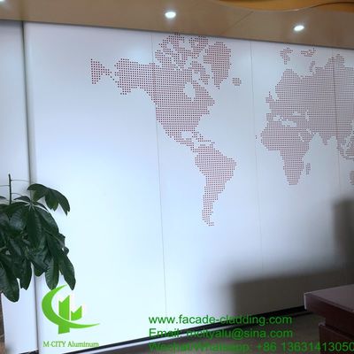 Bon prix Panneau en aluminium perforé thermolaqué avec couleurs RAL personnalisées pour bardage de façade en taille 1000x2000mm en ligne