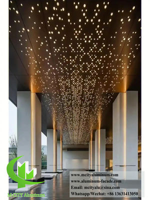 Bon prix Panneau de façade en aluminium perforé CNC gravé avec installation facile et couleurs RAL personnalisables pour les bâtiments modernes en ligne