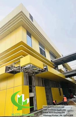 Bon prix Écrans métalliques extérieurs Panneaux muraux revêtements de façade Décoration d'aluminium Durable en ligne