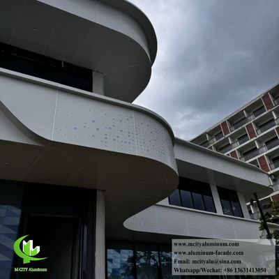 Bon prix Panneau mural extérieur en alliage d'aluminium série Premium 3000 ou 5000 avec revêtement PVDF et épaisseur de 1,5 mm à 4,0 mm pour façade durable en aluminium perforé en ligne