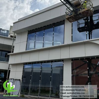 Bon prix revêtement de façade en aluminium massif avec revêtement PVDF et alliage d'aluminium de la série 3003 pour motifs de perforation personnalisés en ligne