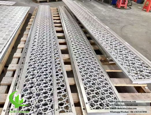 Bon prix Écran en aluminium découpé au laser, cloison perforée de 10 mm en ligne