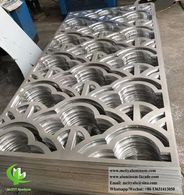 Bon prix panneaux en aluminium découpés au laser, écran métallique pour clôture, garde-corps, revêtement de façade en ligne
