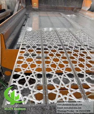 Bon prix Écran en aluminium avec motif de découpe laser en ligne