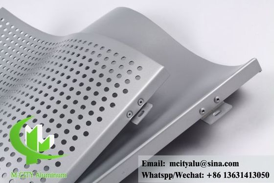 Bon prix Parement perforé en aluminium Façade métallique en aluminium pour revêtement de plafond en ligne
