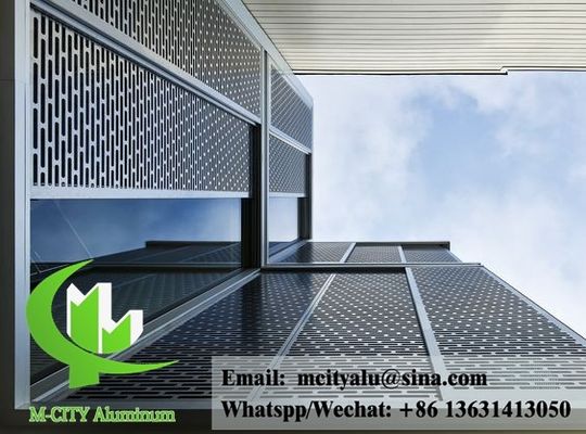 Bon prix Plaque perforée en aluminium pour façade de bâtiment en ligne