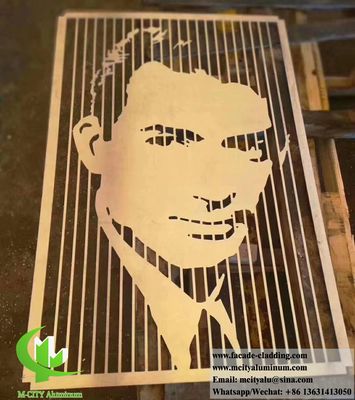 Bon prix Coupe au laser de panneaux en aluminium revêtus de métaux pour la décoration de revêtements muraux en ligne