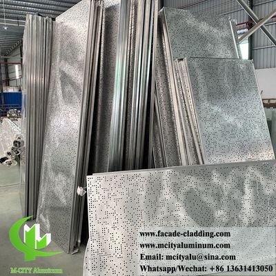 Bon prix revêtement en aluminium massif avec des motifs de perforation tous les diamètres peuvent être perforés peinture PVDF en ligne