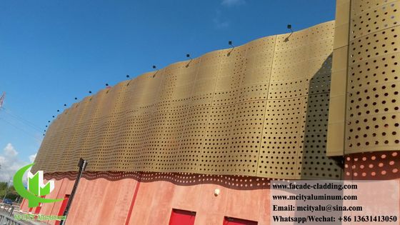 Bon prix Panneau perforé en aluminium massif pour les façades, les revêtements et la décoration en ligne