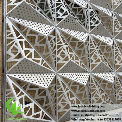 Bon prix Panneau de façade décoratif personnalisé en aluminium 3D avec revêtement en poudre et taille maximale de 1220x1220mm en ligne