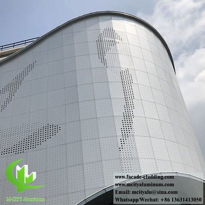 Bon prix Panneaux de revêtement de mur extérieur revêtement métallique personnalisé feuille d'aluminium pour le système de façades de bâtiment en ligne