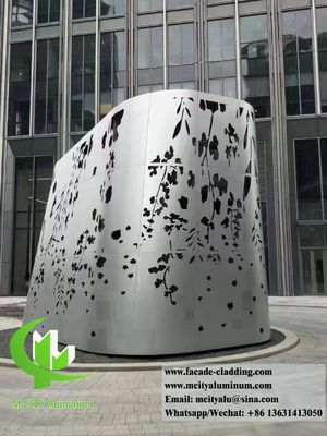 Bon prix Plaque métallique architecturale en aluminium, couleur gris 3 mm d'épaisseur Décoration 3D en ligne