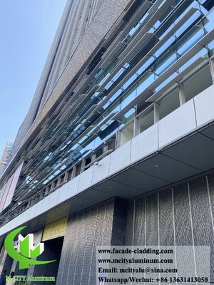 Bon prix Façades métalliques extérieures Panneaux en aluminium pour le revêtement des murs du bâtiment Système imperméable en ligne